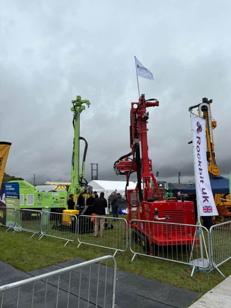 Massenza Drilling Rigs stand_Geotechnica_ROYAME-UNI 2024